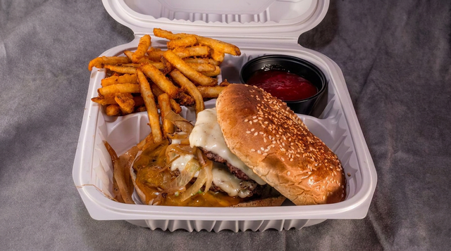 Triple Stack + Fries.
