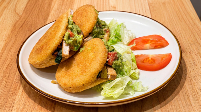 Vegan Arepas.