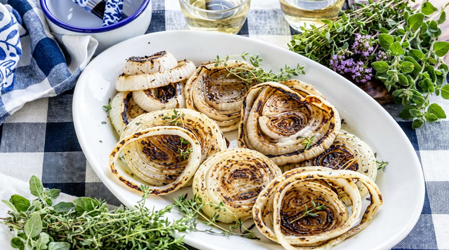 Grilled Onions.