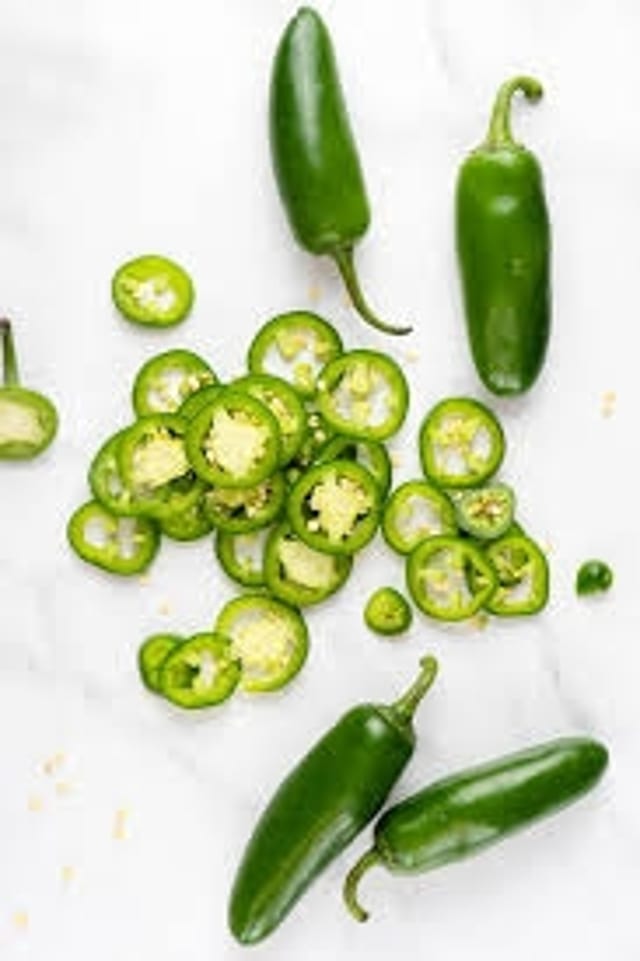 Fresh Jalapeños.